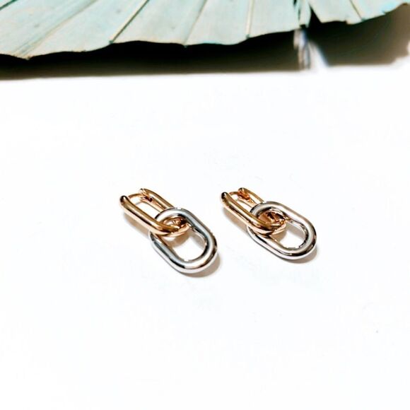 Chain drop earrings #101 - Picture 2 of 3